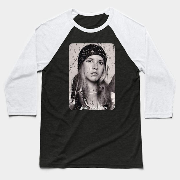 STEVIE NICKS 1975 Baseball T-Shirt by Cult Classics